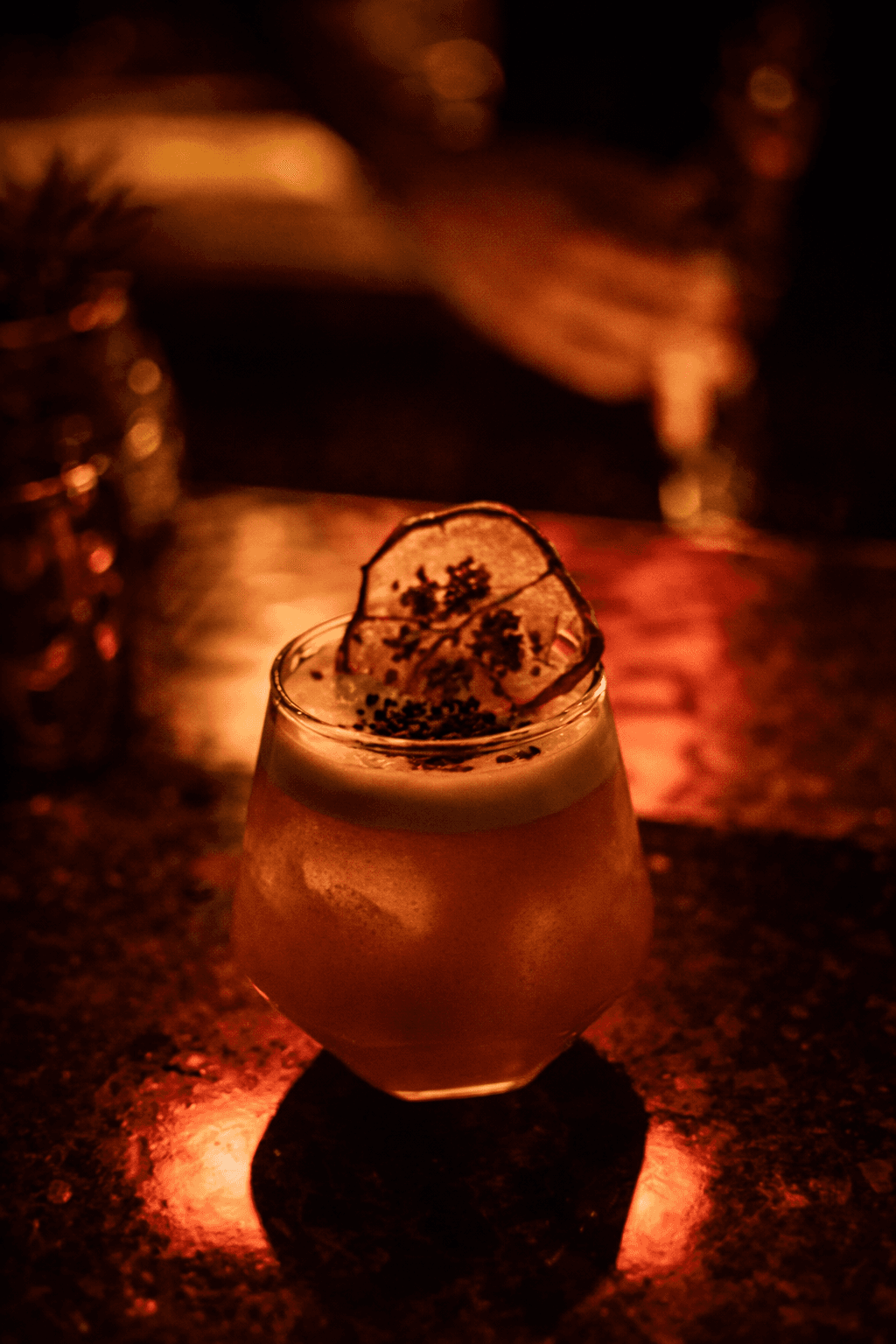 Selección premium de ron en el bar NDN