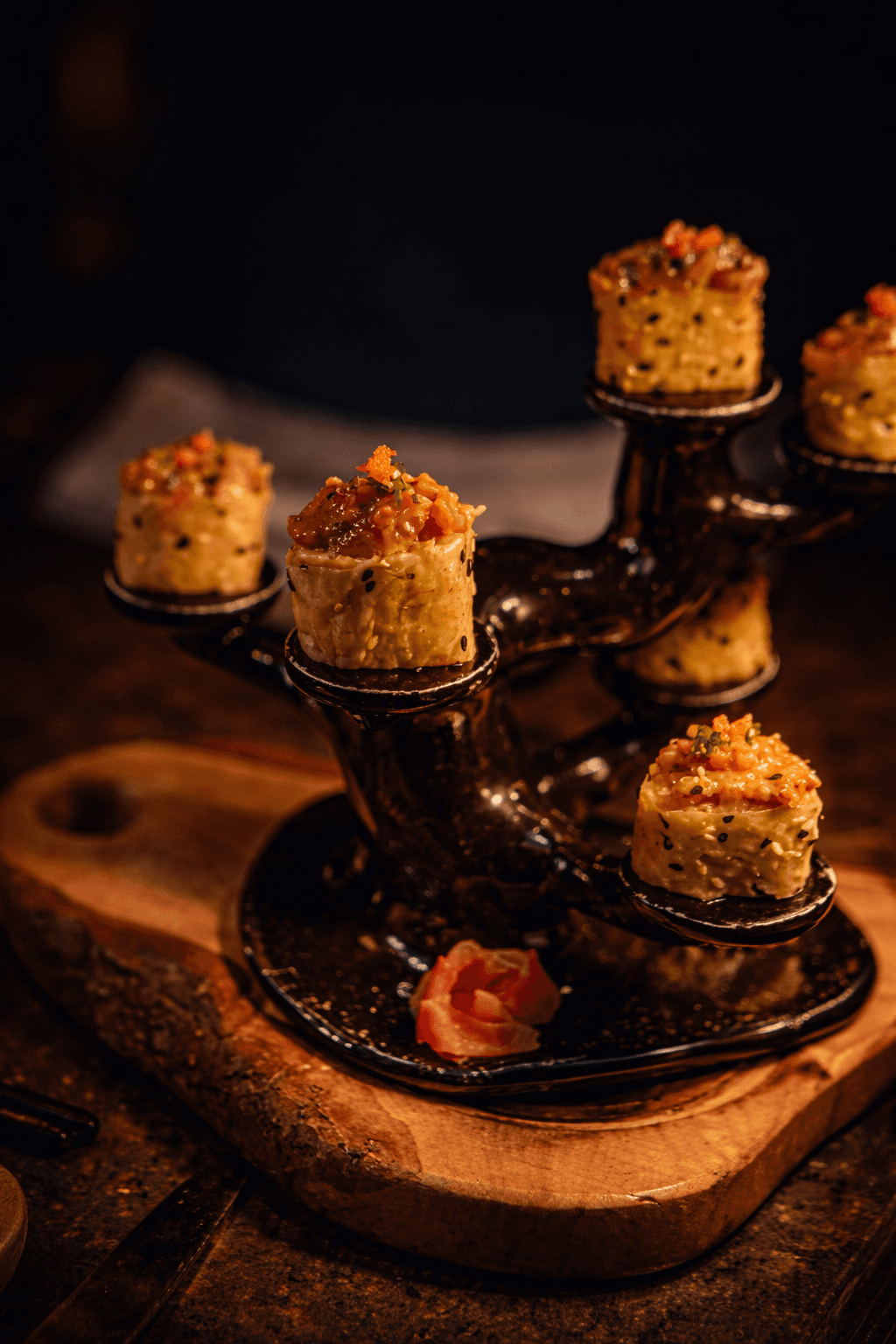 Ceviche picante con toque asiático